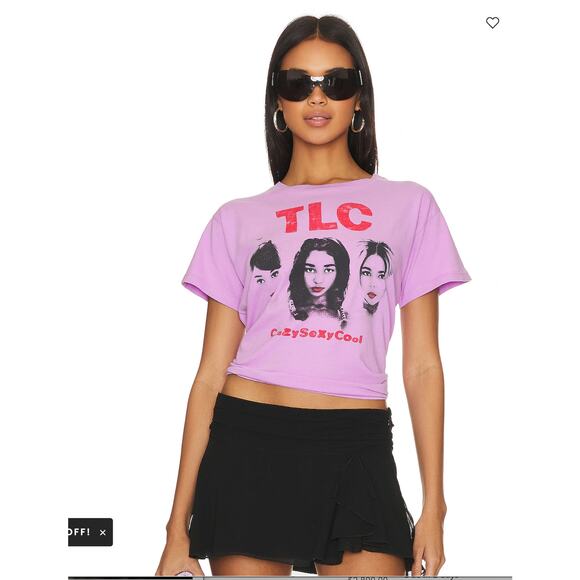 Daydreamer Purple TLC Solo Graphic T-shirt Womens X-Small - Picture 2 of 8